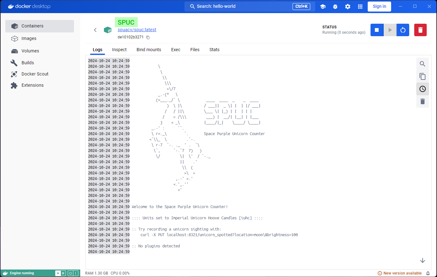 Optional settings for spuc - Step 3